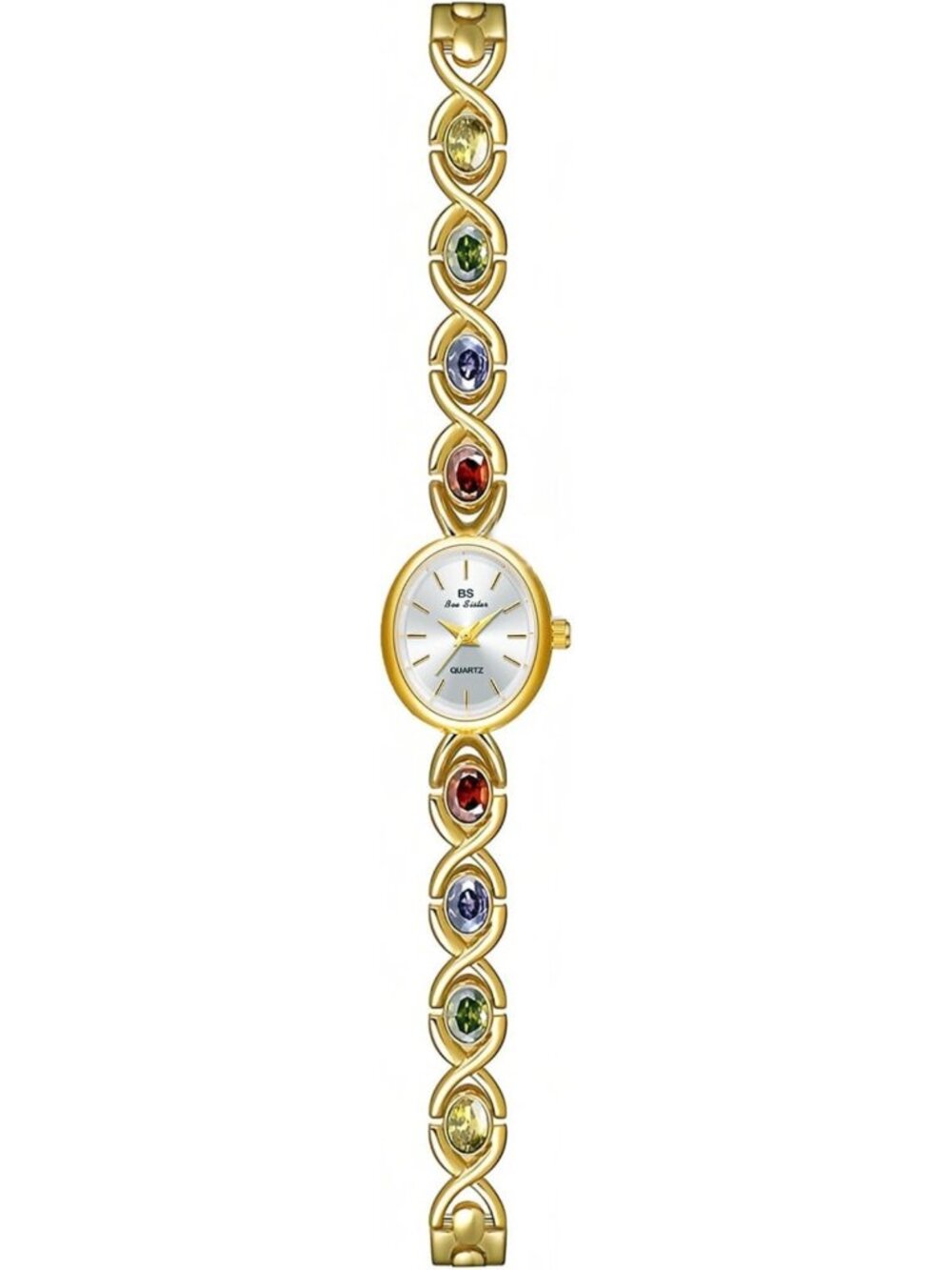 Elegant Gold Dress Watch for Women | Small Face Oval Bracelet Timepiece